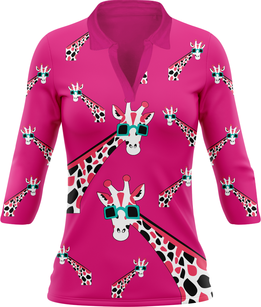 Gigi Giraffe Women's Polo