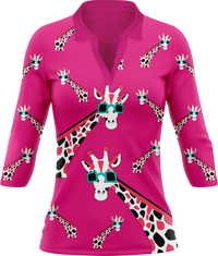Gigi Giraffe Women's Polo 7