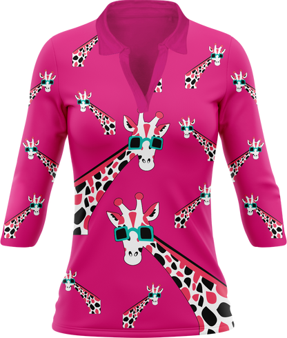 Gigi Giraffe Women's Polo