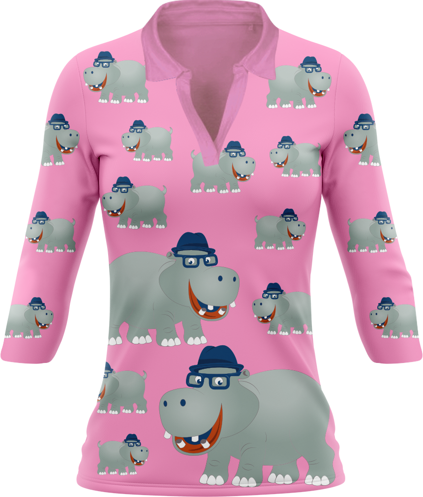 Hungry Hippo Women's Polo