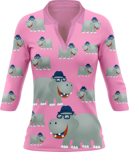 Hungry Hippo Women's Polo