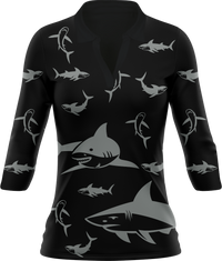Swim With Sharks Women's Polo 6