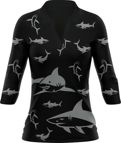 Swim With Sharks Women's Polo