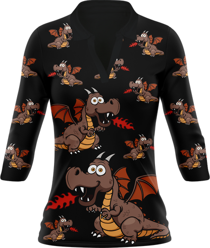 Dopey Dragon Women's Polo