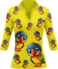 Rainbow Lorikeet Women's Polo 8