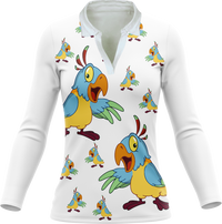 Psycho Parrot Women's Polo 11