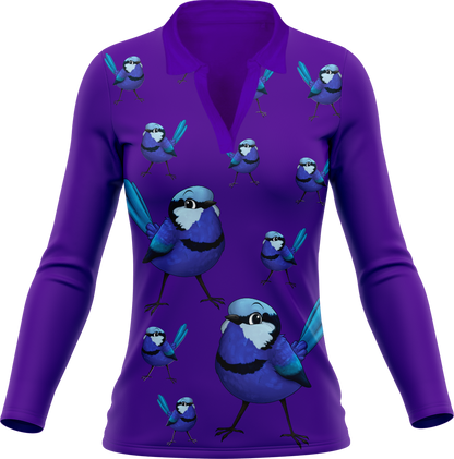 Blue Wren Women's Polo