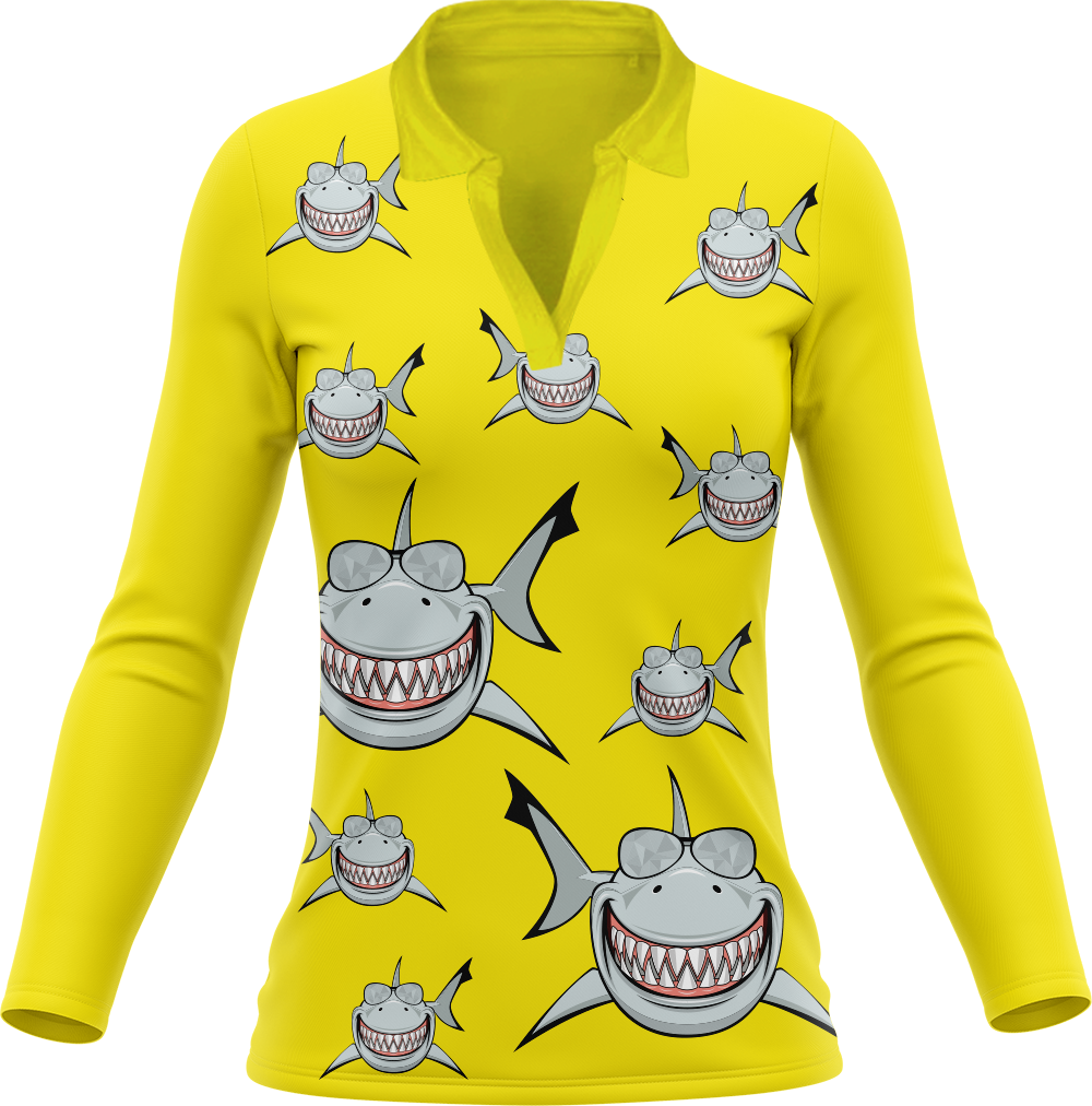 Snazzy Shark Women's Polo
