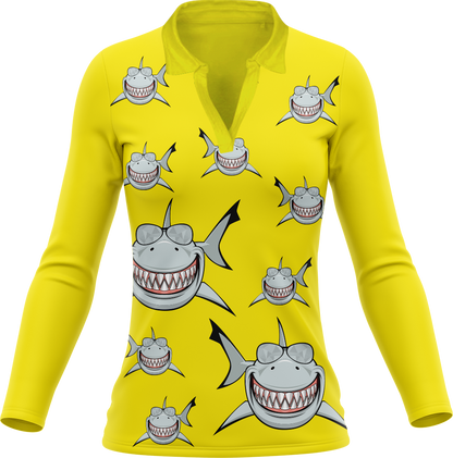Snazzy Shark Women's Polo
