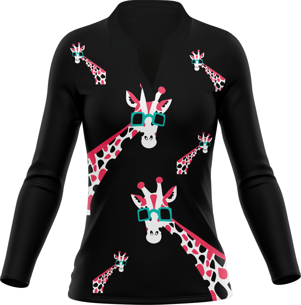 Gigi Giraffe Women's Polo