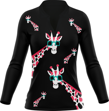 Gigi Giraffe Women's Polo