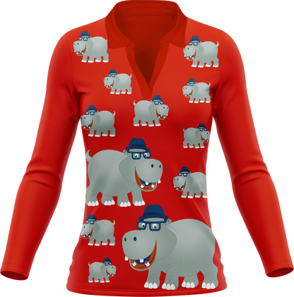 Hungry Hippo Women's Polo