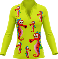 Sassy Seahorse Women's Polo 10