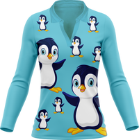 Pranksta Penguin Women's Polo 12