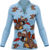 Dopey Dragon Women's Polo 11