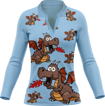 Dopey Dragon Women's Polo