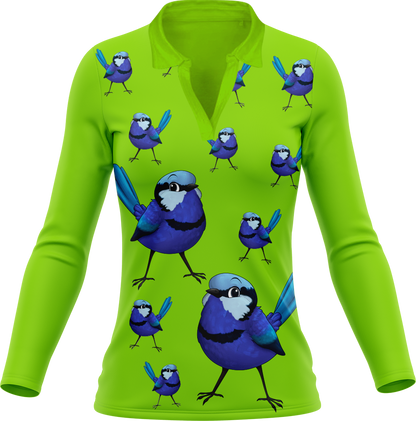 Blue Wren Women's Polo