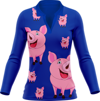 Percy Pig Women's Polo 11