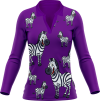 Ziva Zebra Women's Polo 10