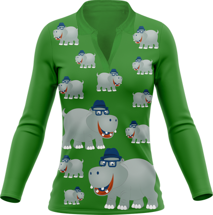 Hungry Hippo Women's Polo