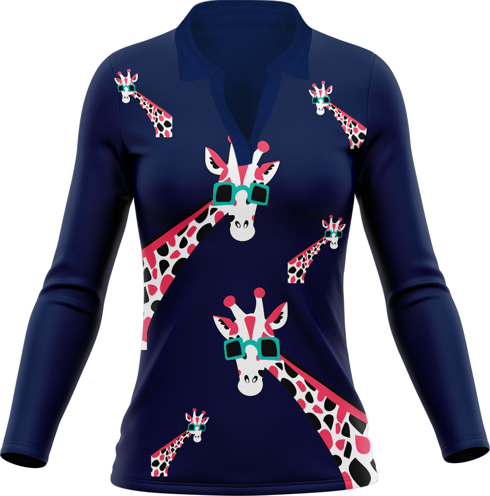 Gigi Giraffe Women's Polo