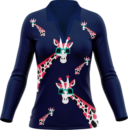 Gigi Giraffe Women's Polo