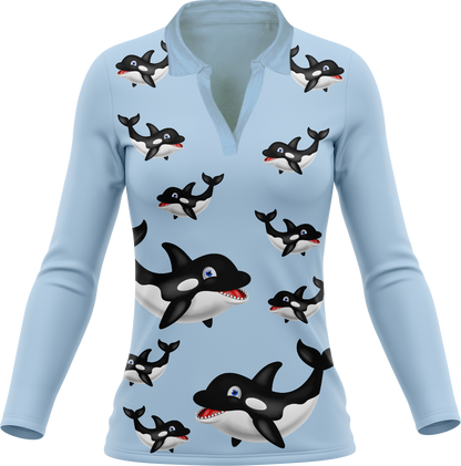 Orca Whale Women's Polo