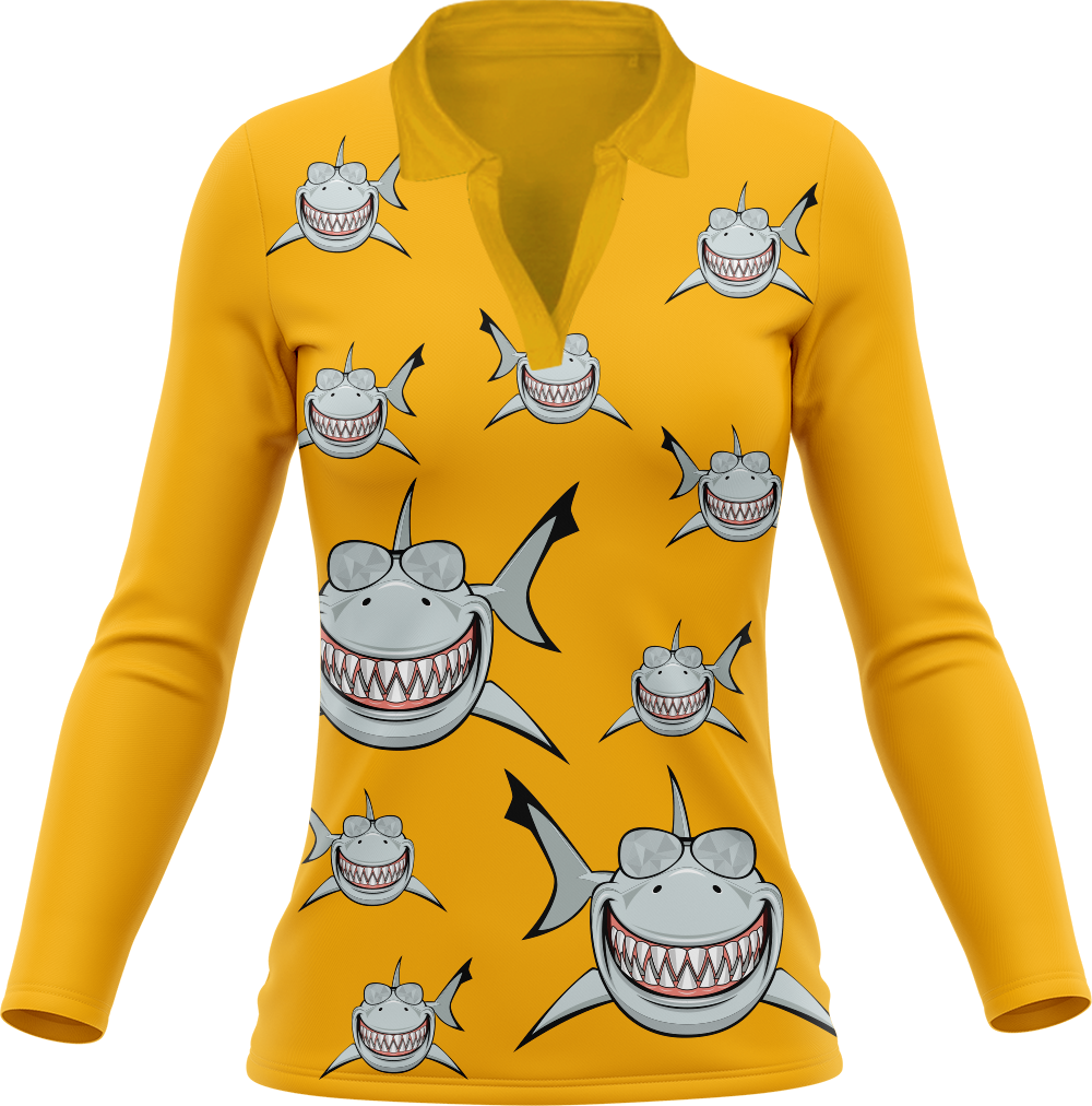 Snazzy Shark Women's Polo