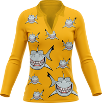 Snazzy Shark Women's Polo 12