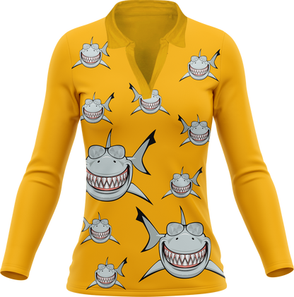 Snazzy Shark Women's Polo