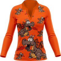 Dopey Dragon Women's Polo 10