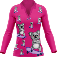 Skater Koala Women's Polo 9