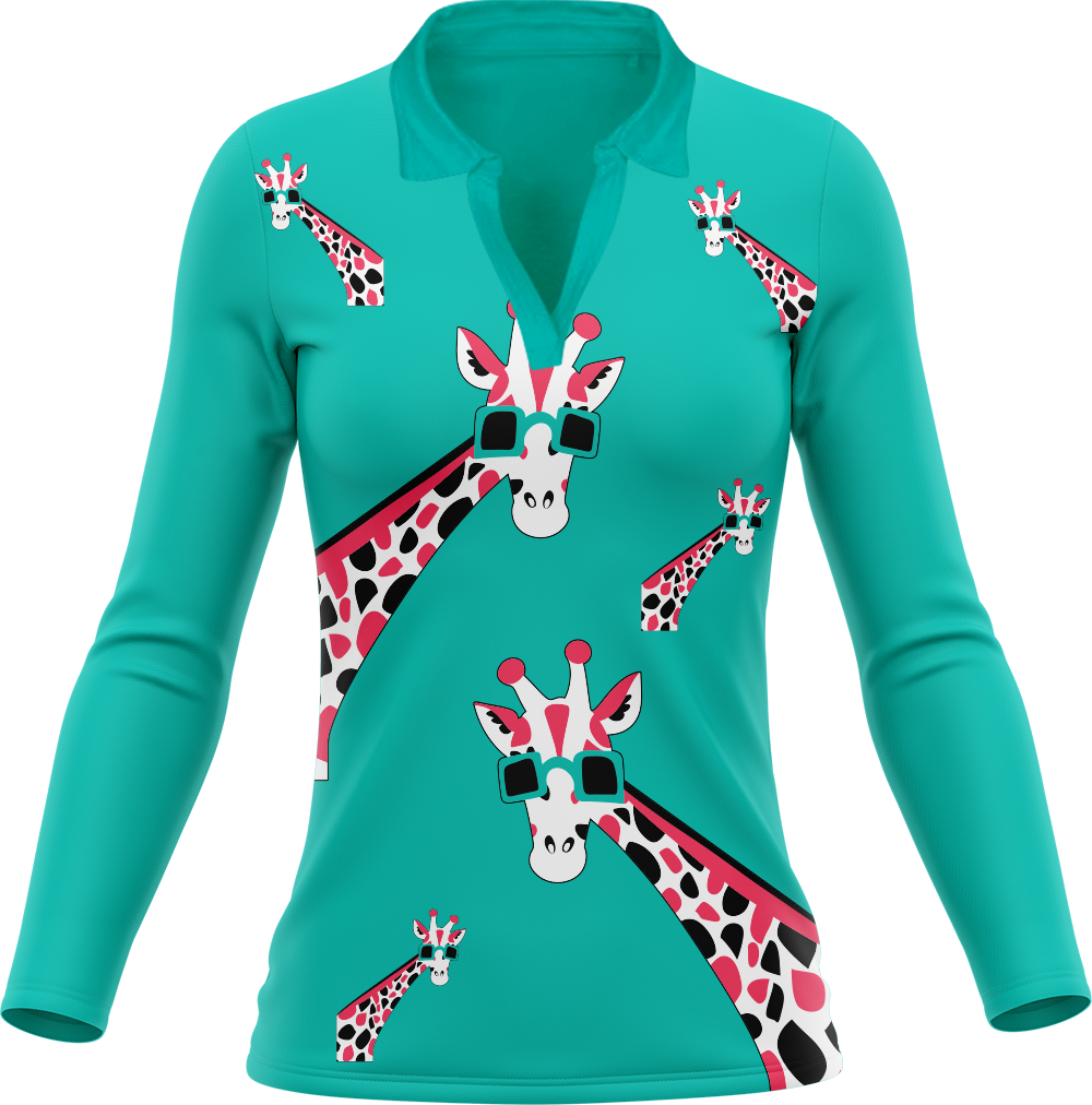 Gigi Giraffe Women's Polo