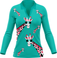Gigi Giraffe Women's Polo 12