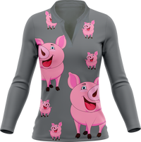 Percy Pig Women's Polo 10