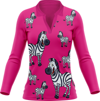 Ziva Zebra Women's Polo 11