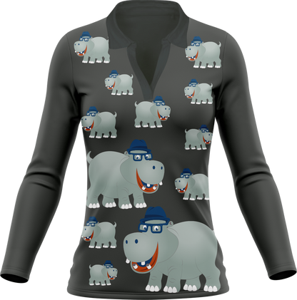 Hungry Hippo Women's Polo