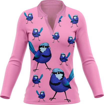 Blue Wren Women's Polo