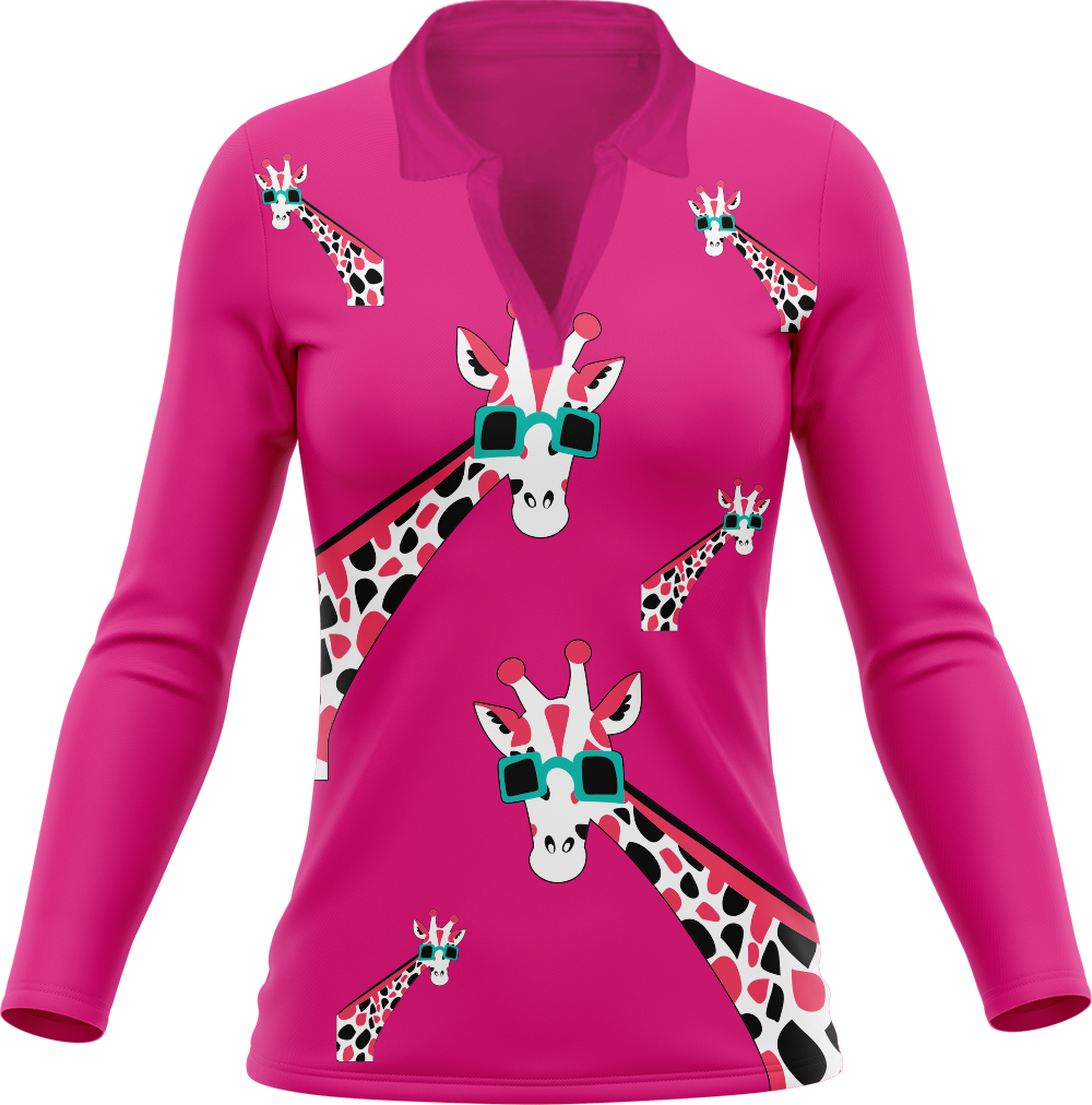 Gigi Giraffe Women's Polo