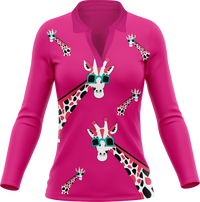 Gigi Giraffe Women's Polo 11
