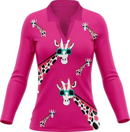 Gigi Giraffe Women's Polo