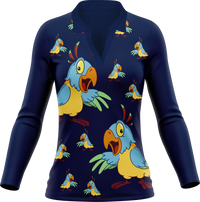 Psycho Parrot Women's Polo 12