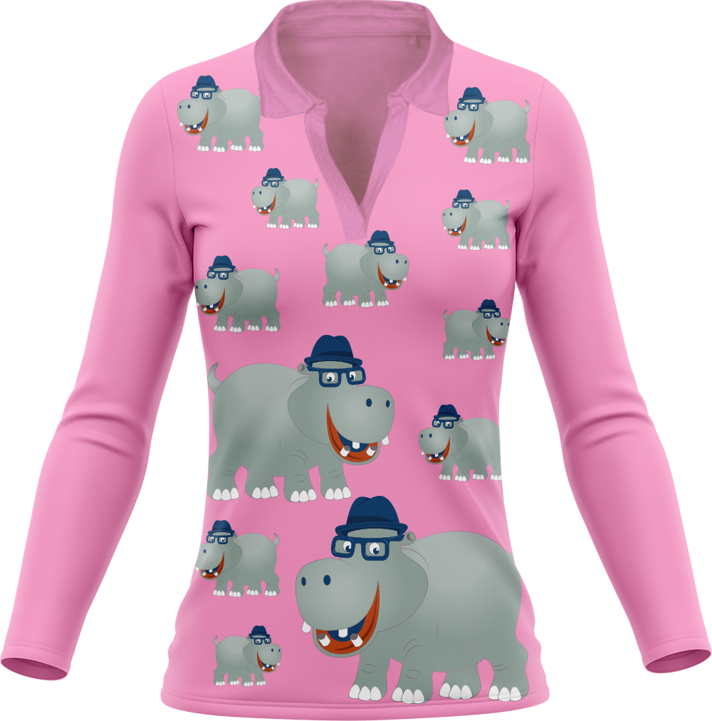 Hungry Hippo Women's Polo
