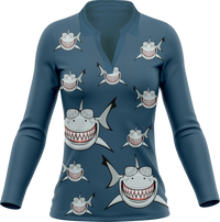 Snazzy Shark Women's Polo 10
