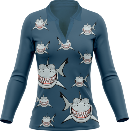 Snazzy Shark Women's Polo