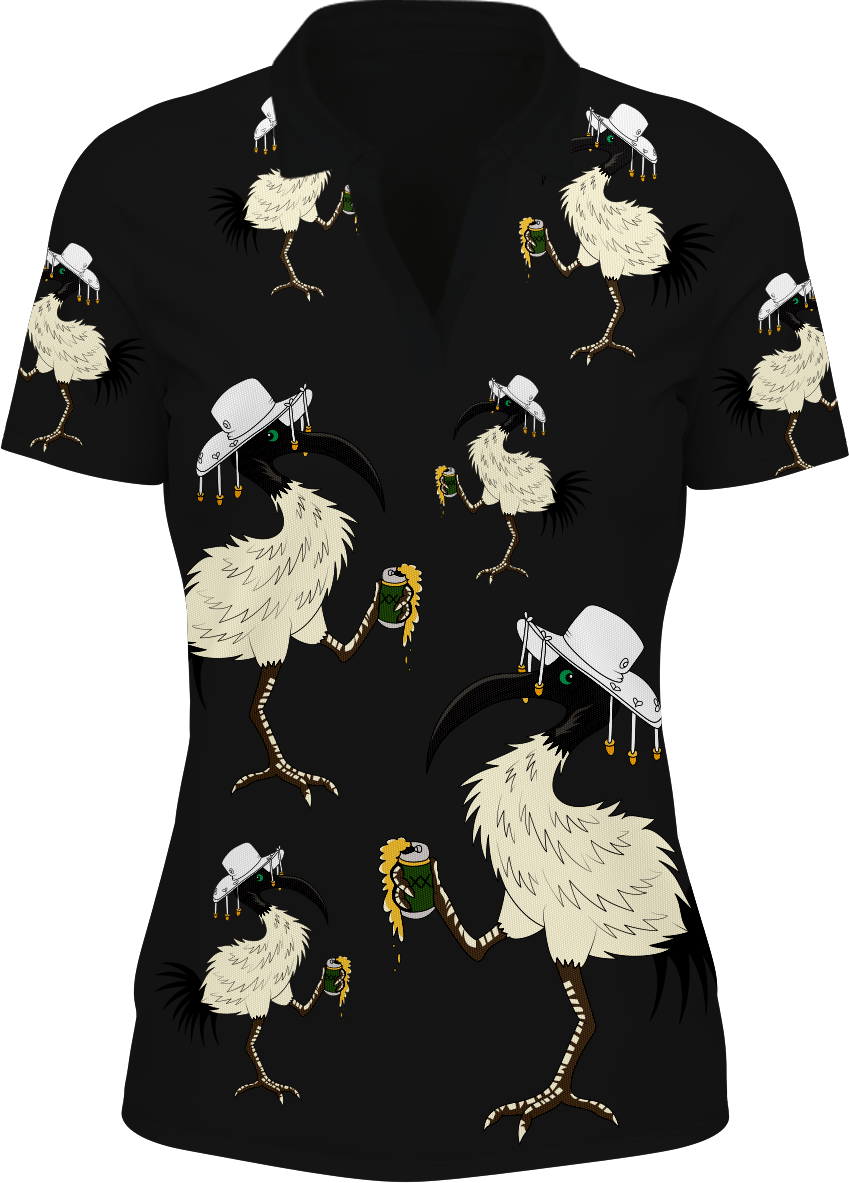 Bin Chicken Woman's Polo