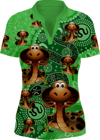 Cobra Indigenous Design Women's Short Sleeve Polo 3