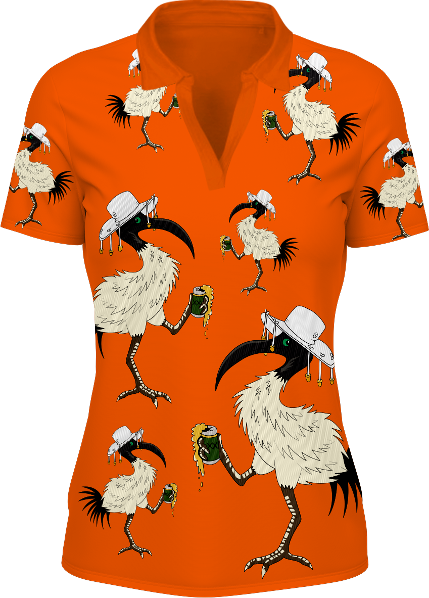 Bin Chicken Woman's Polo