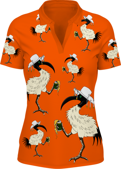 Bin Chicken Woman's Polo