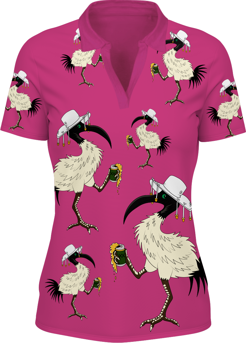 Bin Chicken Woman's Polo